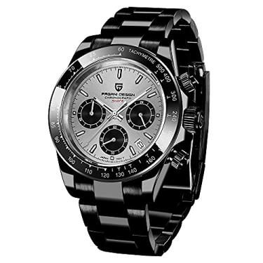 Imagem de Pagani Design Clássico Masculino Cronógrafo Multifuncional de Aço Inoxidável Completo Japonês VK63 Quartz Movement Tester Homenagem Daytona 100 m Relógio de Negócios de Luxo à Prova