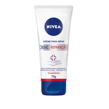 Imagem de Creme Hidratante para as Mãos Nívea 3 em 1 Reparação 75G NÍVEA