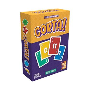 Imagem de Galápagos Jogos Corta!, Jogo de Cartas para Amigos, 3 a 5 jogadores, 30 min, Modelo: CRT001, Cor: Multicolor