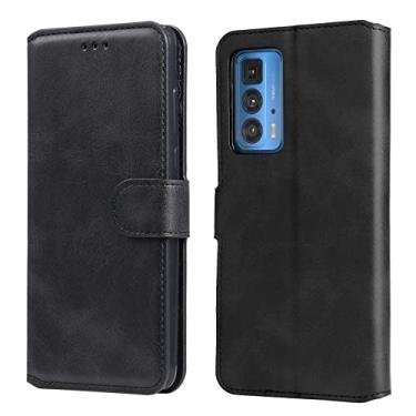 Imagem de For Motorola Moto Edge 20 Pro Classic Texture PU + TPU Horizontal Flip Leather Case with Holder & Card Slots & Wallet