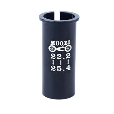 Imagem de menolana Adaptador de tubo de diâmetro de ajuste adaptador de manga de selim de bicicleta 22,2 mm a 25,4 mm