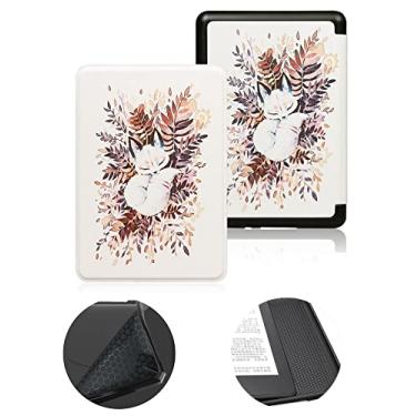Imagem de Capa macia para Kindle 11ª geração lançada apenas em 2022, capa protetora à prova d'água com ativação automática (não serve para Kindle Paperwhite 11ª ou Kindle 10ª 2019)