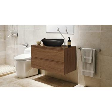 Imagem de Gabinete Para Banheiro Jess C/Cuba Cristal Cor: Freijo