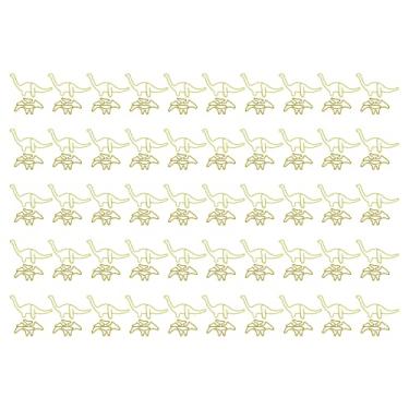 Imagem de 100 Peças de Clipes de Papel de Metal, Clipes de Marcador de Página Em Forma de Dinossauro, Clipes de Papel Decorativos para Escritório, Escola e Casa