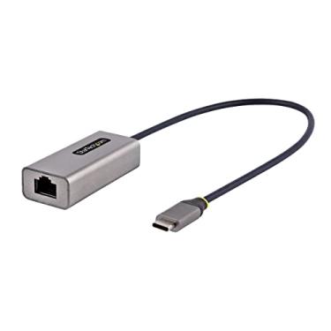 Imagem de StarTech.com Adaptador Usb-C Para Ethernet, Adaptador De Rede Usb 3.0 Para Gigabit Ethernet - 10/100/1000 Mbps, Adaptador Usb-C Para Ethernet Rj45 (Gbe), Cabo Conectado De 12 Polegadas