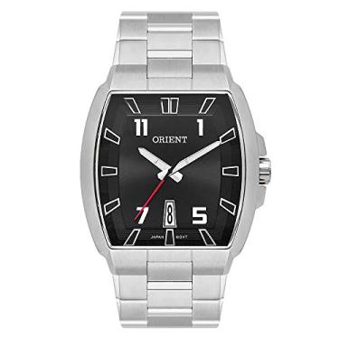 Imagem de Relógio ORIENT masculino quadrado prata preto GBSS1054 P2SX