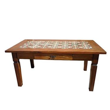 Imagem de Mesa Rústica Mia em Madeira de Demolição - Cód 1080