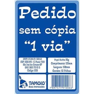 Imagem de Talao De Pedido 1/36 1 Via 50 Folhas Pacote Com 20-56477