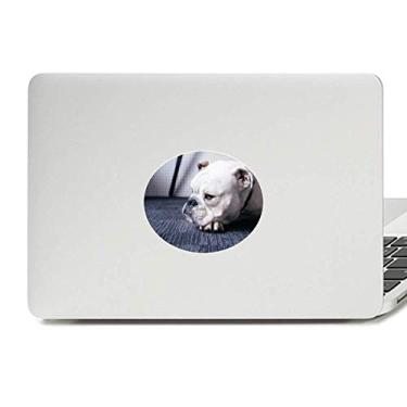 Imagem de Adesivo de notebook com emblema de vinil cinza para animal de estimação de cachorro