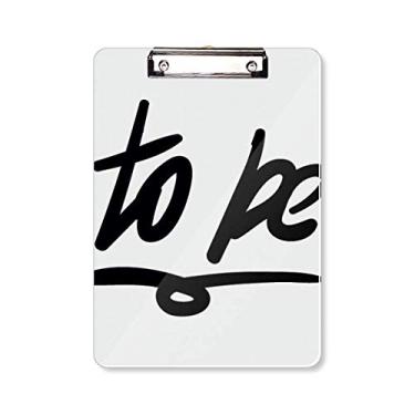 Imagem de To Be Funny Citação estilo escrita à mão, pasta, bloco de anotação, placa de apoio A4