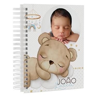 Imagem de Caderneta De Vacinação Atualizada Tema URSINHO NUVEM com Foto e Nome