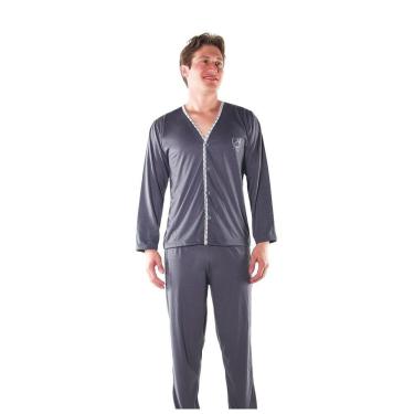 Imagem de Pijama Longo Adulto Linha Masculino Bordado 