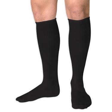 Imagem de Kit 6 Pares Meião Infantil Futebol Preto Reforçado - TRB