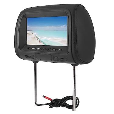 Imagem de Reprodutor de DVD Com Encosto de Cabeça para Carro, Suporte para Amplificador de Cabeça USB Reprodutor de Vídeo LCD Reprodutor de Vídeo Multimídia HD para Carro