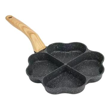 Imagem de Baoblaze Frigideira para ovos Frigideira de ovo Frigideira para Ovos Inclui Escova de Óleo e Espátula de Silicone Mini Panqueca para Cozinhar Café da Manhã