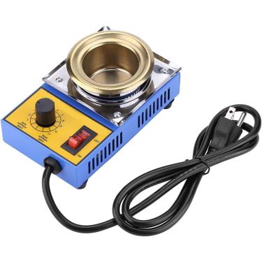 Imagem de 150w placa de banho de desoldagem de solda 50mm ajustável banho de solda elétrica sem chumbo pote de solda, 150w,220