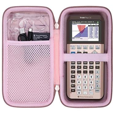 Imagem de co2CREA Estojo de transporte para Texas Instruments TI-84 Plus CE Python Enhanced/TI-84/TI-Nspire CX II CAS/TI-Nspire CX II/TI-83 Plus/TI-89 Titanium/TI-85/TI-86 Color Graphing Calculator, caixa de