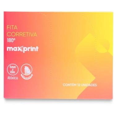 Imagem de Corretivo Em Fita Preto/Branco 5Mmx10M 180Graus Cx Com 12-104912