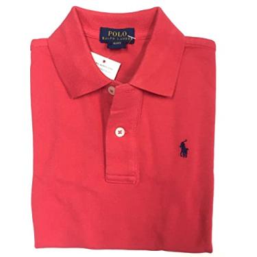 Imagem de POLO RALPH LAUREN Camisa Polo de Malha de Algodão para Meninos, Vermelho 1, 3