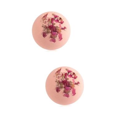 Imagem de Hemoton 2 Unidades bomba de banho anticoceira desifentate sabão sabonete de espuma infantil fabricante de de banho óleo essencial Rosas cor de rosa bomba de bolha