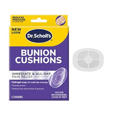Imagem de Dr. Scholl's Almofada de banho com tecnologia de hidrogel, 5 ct // Proteção de amortecimento contra pressão e fricção do sapato que se encaixa facilmente em qualquer sapato para alívio da dor imediato