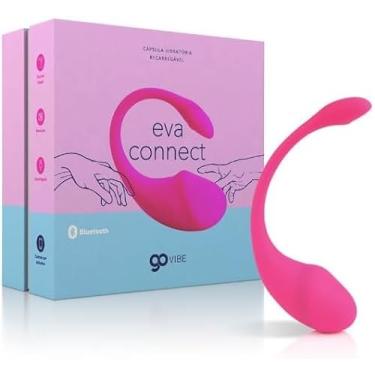 Imagem de Go Vibe Eva Connect Vibrador Controle por Aplicativo 10 Intensidades Recarregável Lacrado e Original A Sós
