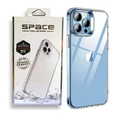 Imagem de Capa Capinha Case Space Collection Compatível Com Apple iPhone 14 Pro Max Anti Amarelamento Impacto Queda