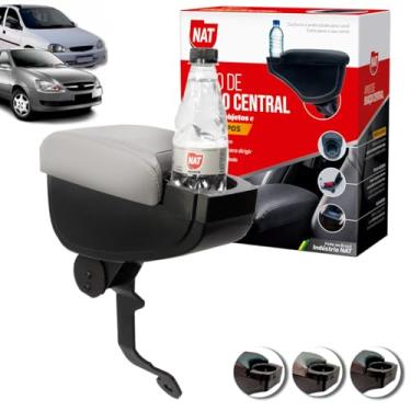 Imagem de Apoio de Braço Corsa Wind E Classic Ano 1994 Até 2016 C/Porta Copo (Cinza C/Linha Cinza)