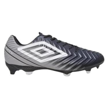 Imagem de Chuteira de Campo Umbro Fifty V - Adulto (Cinza e Preto, BR, Adulto, Numérico, 44)