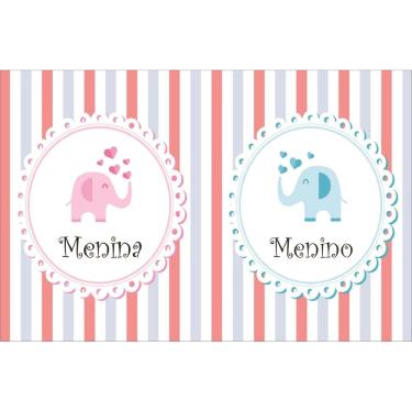 Imagem de Fundo Fotográfico Em Tecido Chá Revelação 2,60X1,50