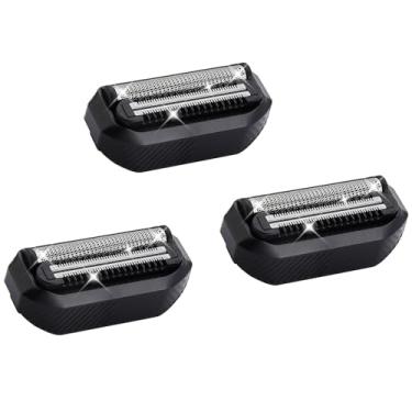 Imagem de Lâminas de substituição de lâmina de barbear compatíveis com lâminas de barbear Manscaped para cuidados faciais masculinos portáteis (pacote com 3)