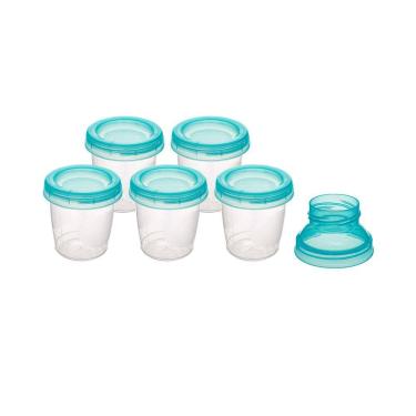 Imagem de Kit Com 6 Potes P/ Armazenar Leite Materno - Buba