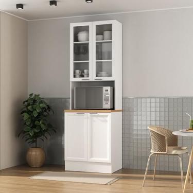 Imagem de Paneleiro Duplo 70cm Soho Cabecasa Madeiramadeira Branco