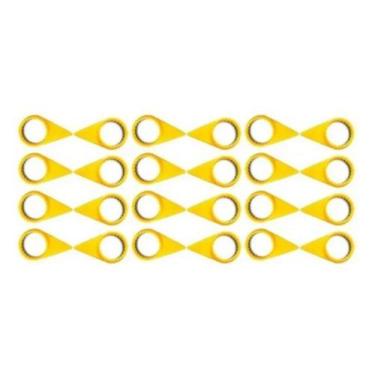 Imagem de 24 Indicador Porca Solta Amarelo Roda Caminhao 32mm 33mm - TOP-AR