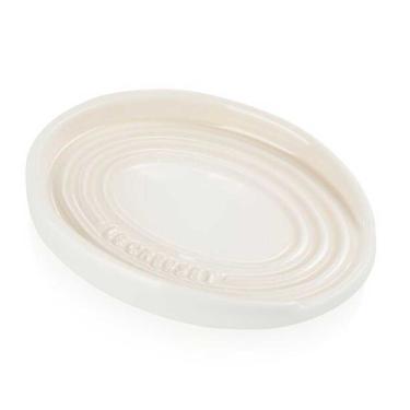 Imagem de Descanso para Colher Oval Branco Meringue Le Creuset