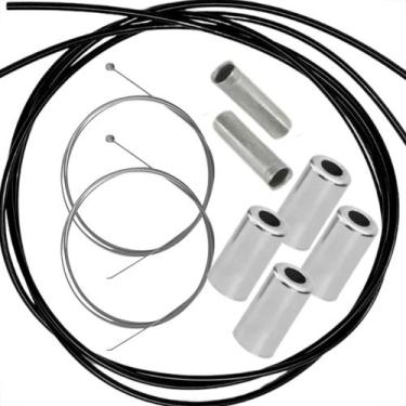 Imagem de Kit Cabos Conduites Terminal Freio Completo Bike Conduite Teflon 3 Met