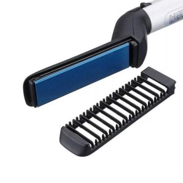 Imagem de Chapinha Modeladora Alisadora De Cabelo Barba Bivolt - Smart, Bivolt