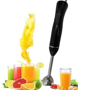 Imagem de Triturador Batedor Misturar Mixer De Mão Processador De Alimentos Port