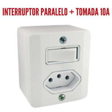 Imagem de Sistema X Tomada e Interruptores 10A/20A Sobrepor Externa Radial, Inte