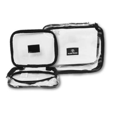 Imagem de Necessaire Estojo Organizador Transparente Grande Unissex Para Maquiag