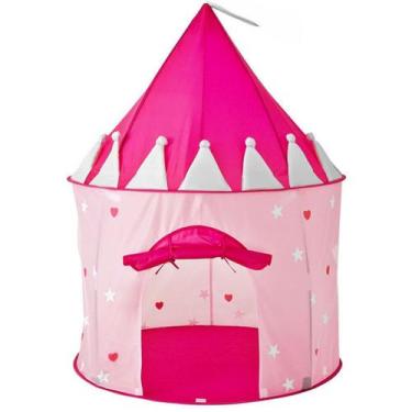Imagem de Tenda Castelo para Meninas Montável com Maleta Rosa DMToys - Dm Toys