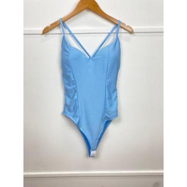 Imagem de Body poliéster alça fina com bojo moda casual feminina moda - Filó Mod