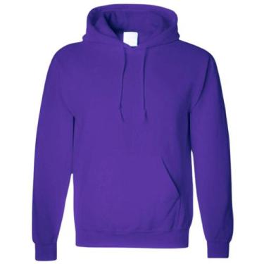 Imagem de Blusa Moletom Masculino e Feminino Liso - Royal, Roxo, G