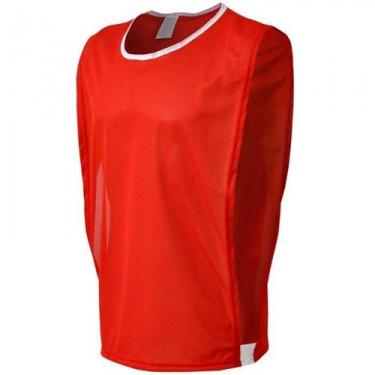 Imagem de Colete de Treino Adulto para Futebol - TRB, Vermelho