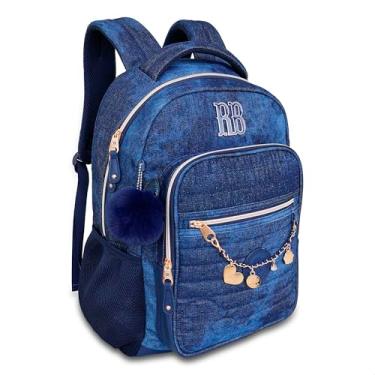 Imagem de Mochila Rebecca Bonbon, Jeans, G, Azul, Clio