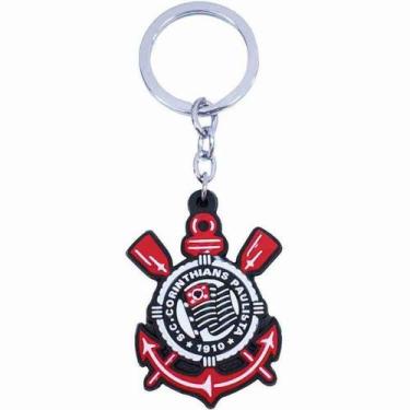 Imagem de Chaveiro De Borracha Com Brasão De Time - Corinthians - Mileno