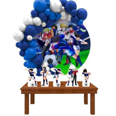 Imagem de Kit Festa Painel Redondo Capitão Tsubasa - IMPAKTO VISUAL