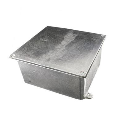 Imagem de Caixa de Passagem 20X20X10 Alumínio com Tampa Revestida IP-54 Stamplac