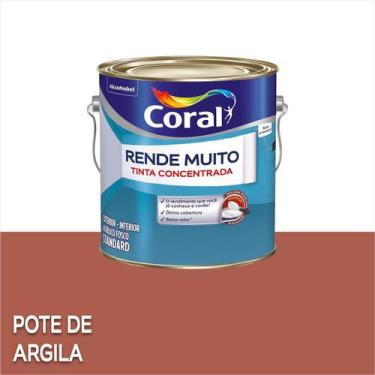 Imagem de Tinta Acrílica Coral Rende Muito Standard Fosco 3,2 Litros, Pote de Ar