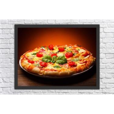 Imagem de Quadro Decorativo Pizzarias Pizza Gourmet Cozinhas Restaurantes Decora